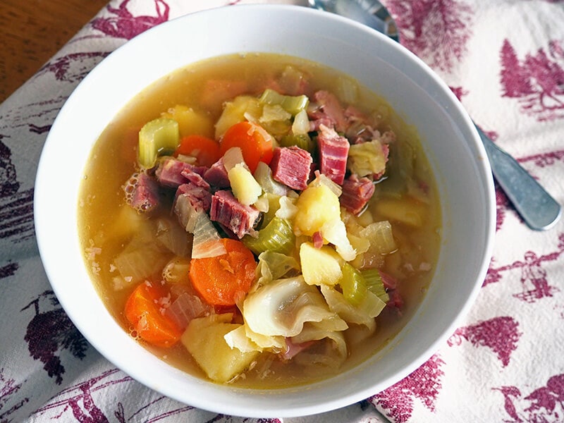 Corned Beef And Cabbage Soup