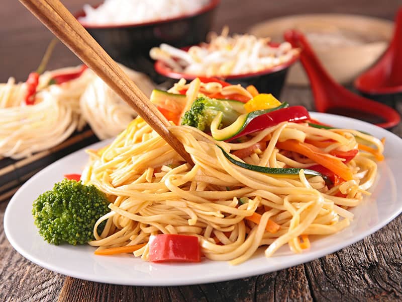 Fried Noodles Vegetables