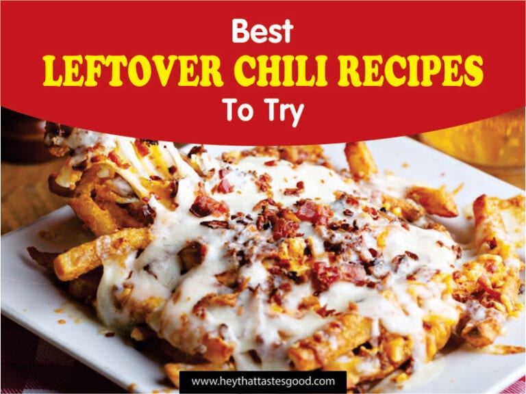 Leftover Chili Recipes