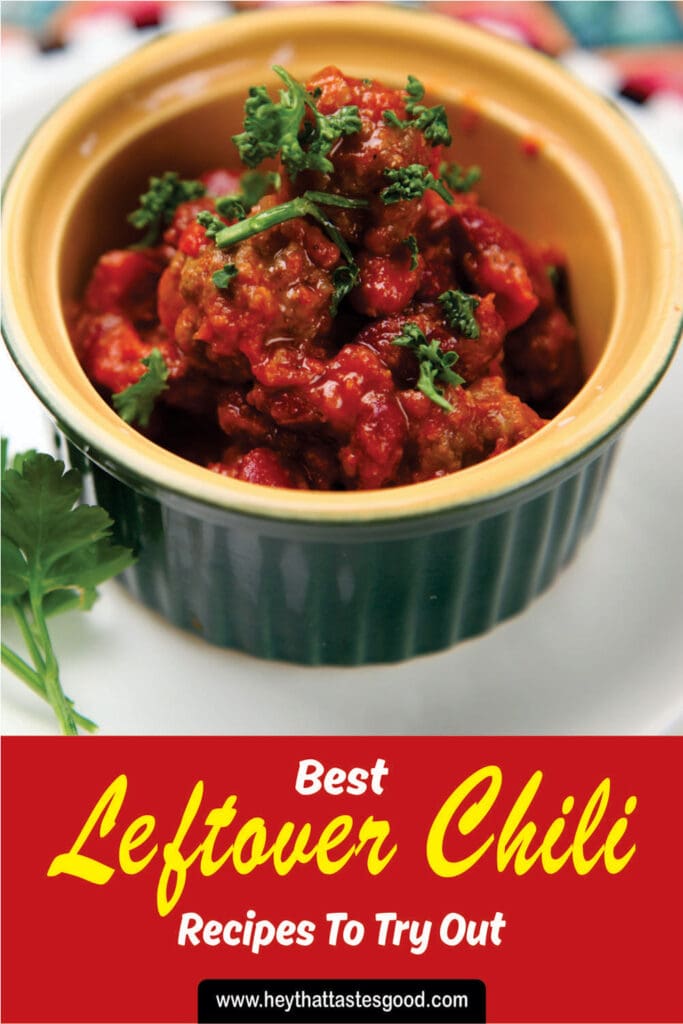 Leftover Chili Recipes
