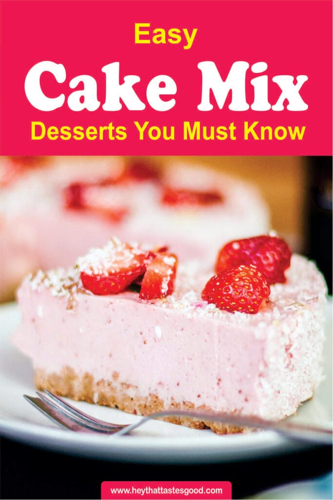 Cake Mix Desserts