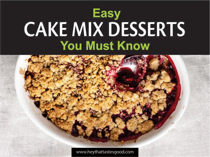 27 Easy Cake Mix Desserts You Must Know 2023 (+ Pumpkin Spice Cake)