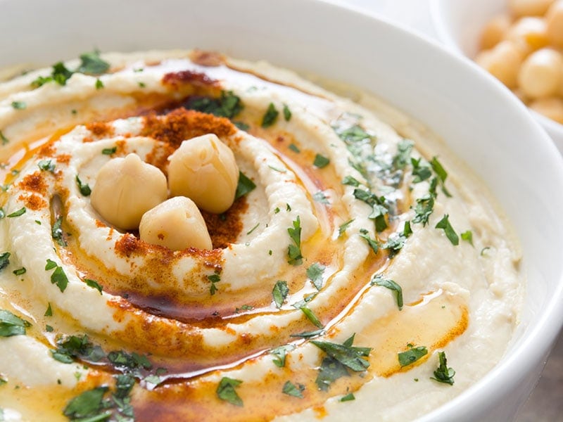 Hummus Garnish
