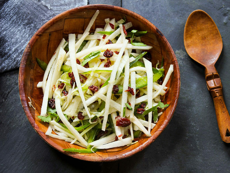 Jicama Salad Overhead