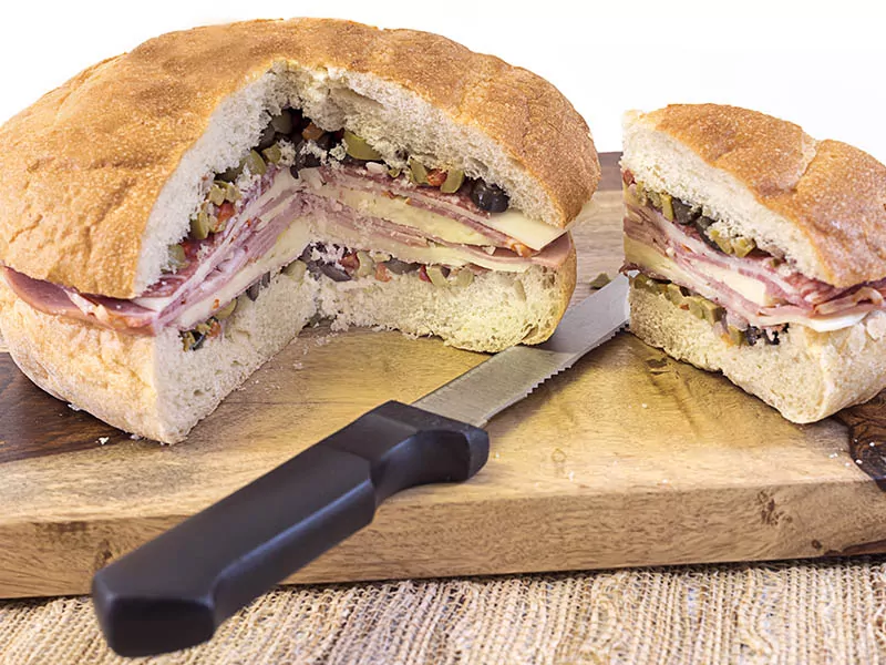 Muffuletta Is An Italian Bread