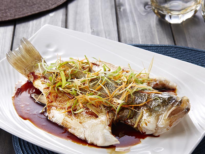 Chinese Steamed Fish China