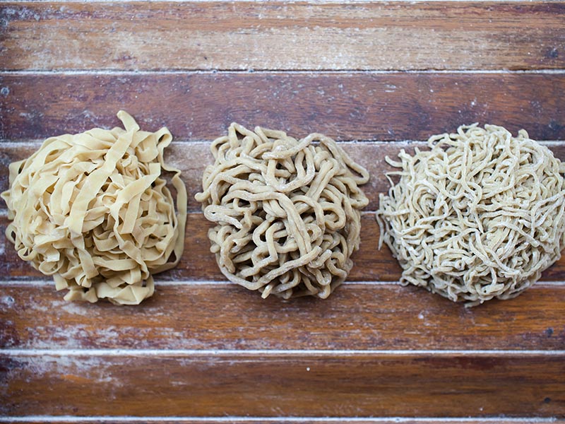 Noodles Big Part Chinese Cuisine