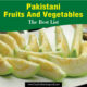 Pakistani Fruits And Vegetables