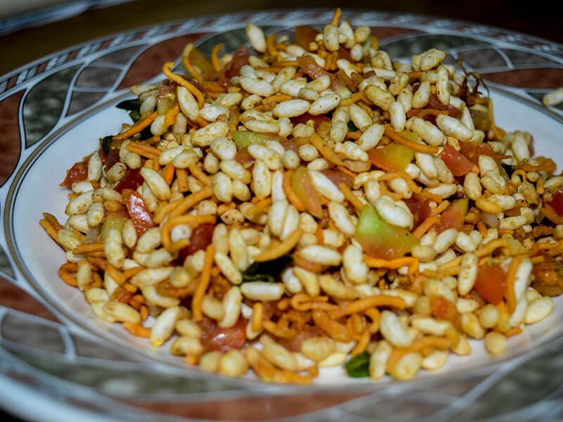 Jhalmuri Puffed Rice Snack