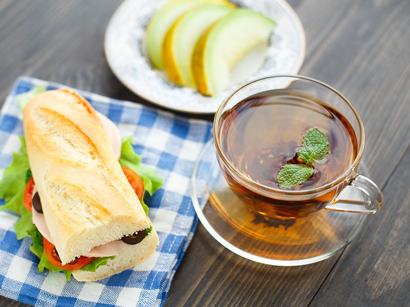 Sandwiches With Tea