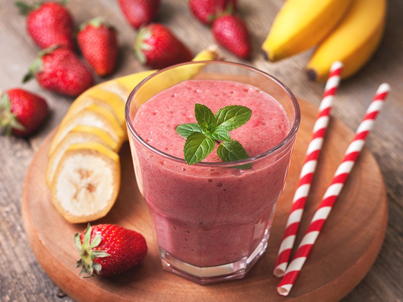 Strawberry Banana Smoothies
