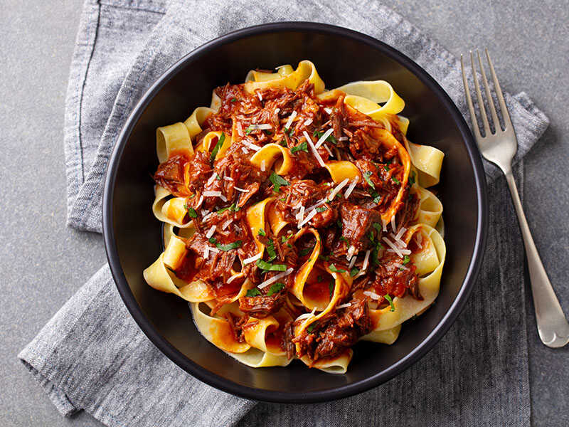 Pappardelle With Beef Ragu