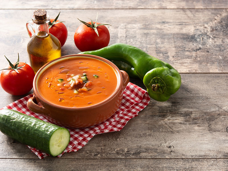 Slow Cooked Gazpacho Soup