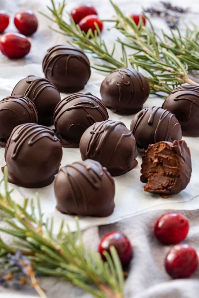 Dark Chocolate Truffles