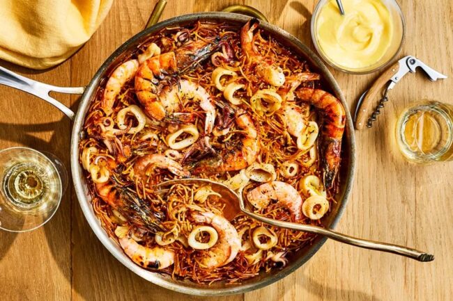 Fideua (Seafood Noodle Paella)
