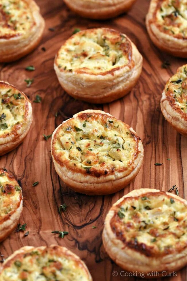 Crab Puff Pastry Bites