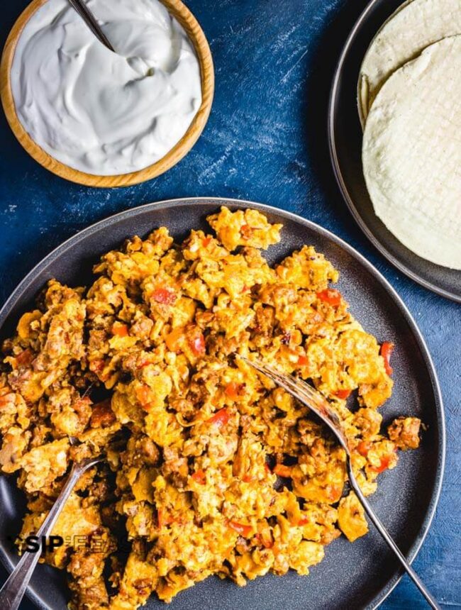 Chorizo and Eggs