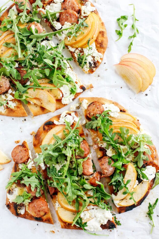 Goat Cheese and Apple Pizza