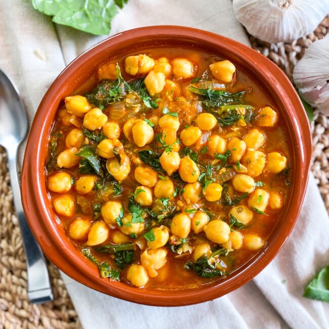 Chickpea and Spinach Stew