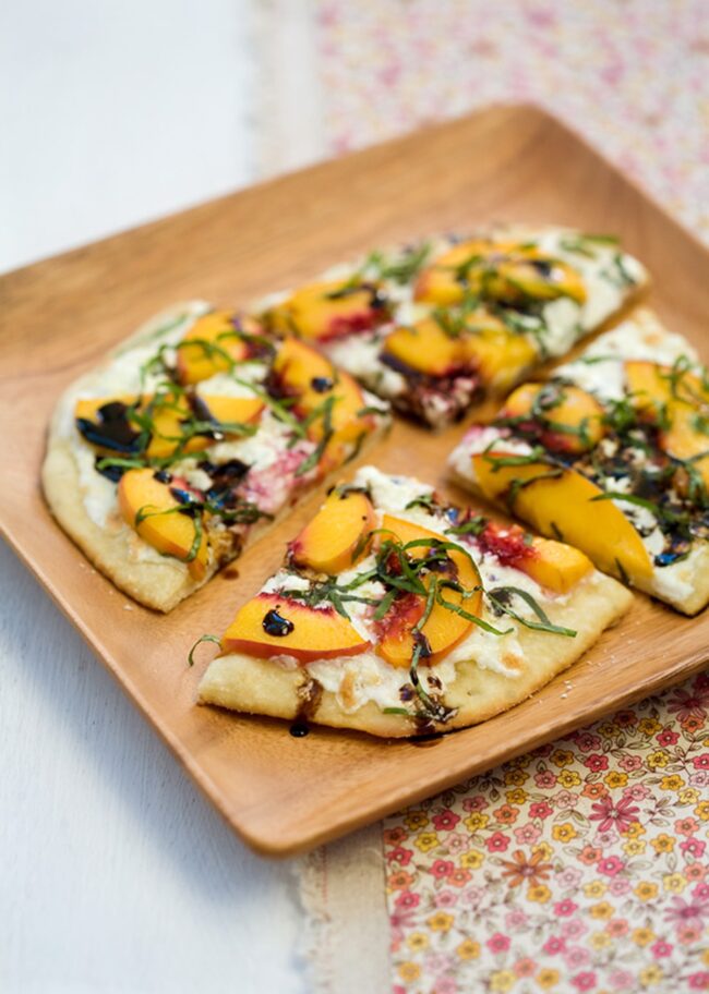 Peach Pizza