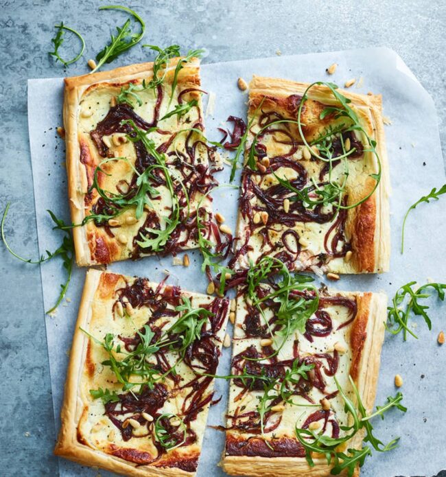 Caramelized Onion and Goat Cheese Tart