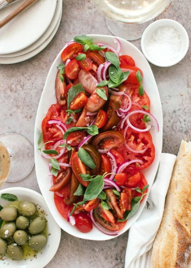 Tomato Salad with Red Onion