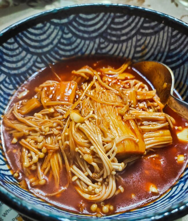 Spicy Enoki Mushroom