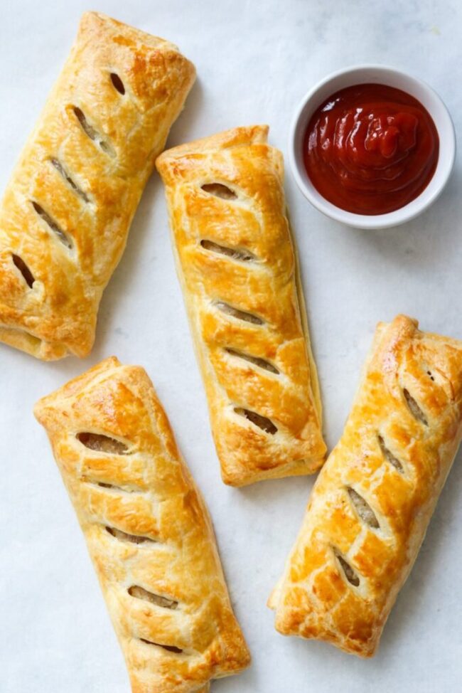 Puff Pastry Sausage Rolls