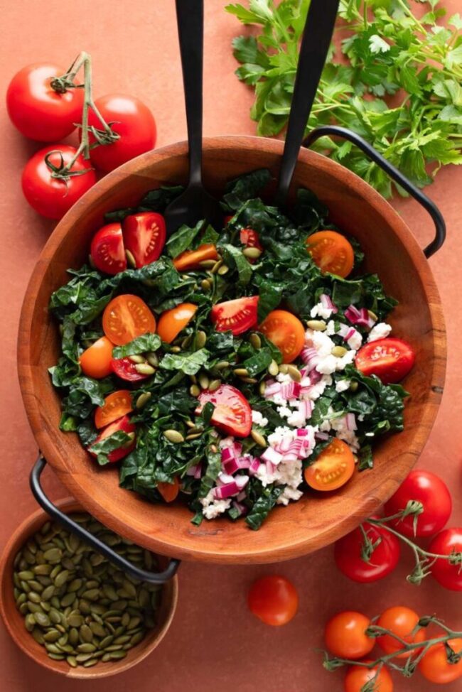 Tomato and Kale Salad
