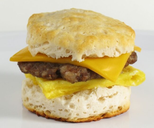 Sausage and Egg Biscuit