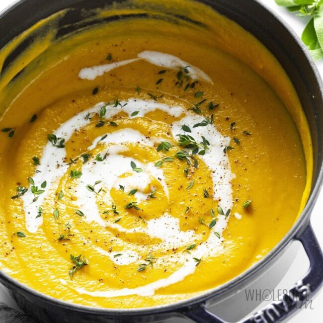 Keto Butternut Squash Soup