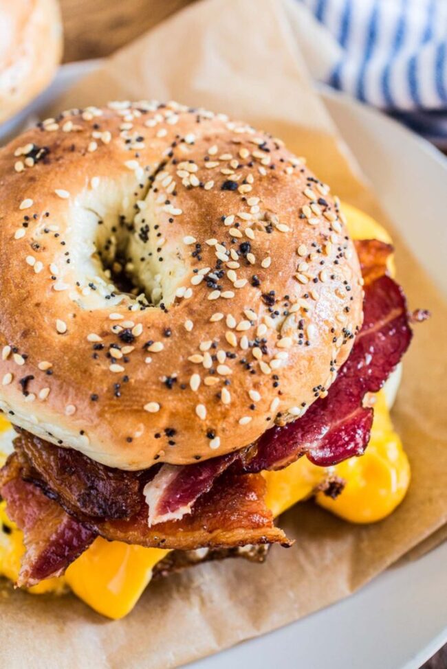 Bacon, Egg, and Cheese Bagel