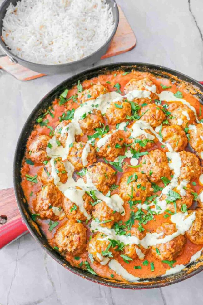 Coconut Curry Meatball Sauce