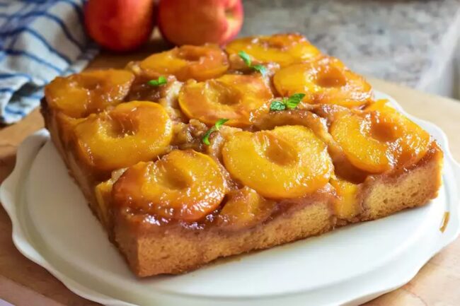 Peach Upside-Down Cake