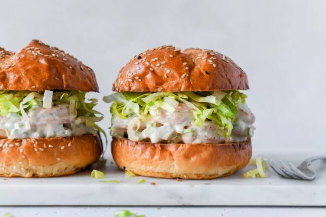 Shrimp Salad Bagel