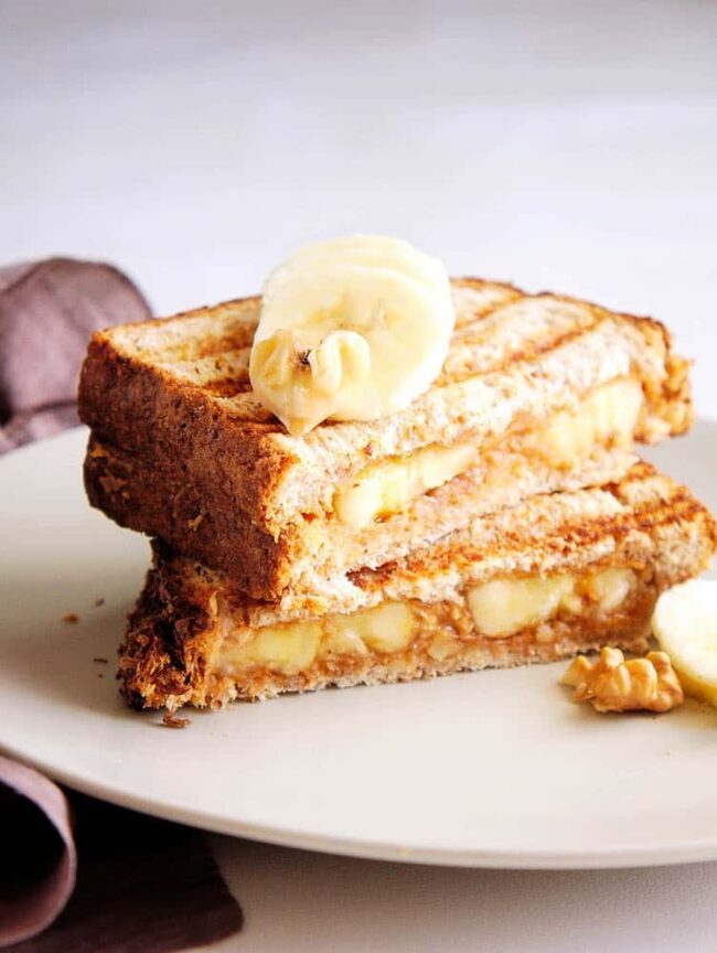Peanut Butter and Banana Sandwich