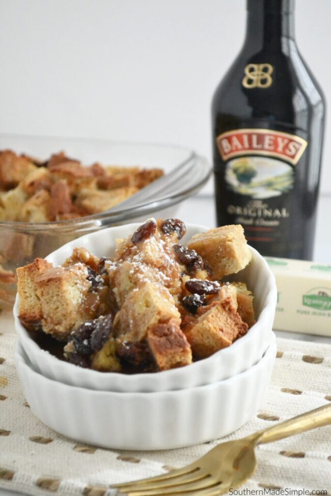Baileys Irish Cream Bread Pudding