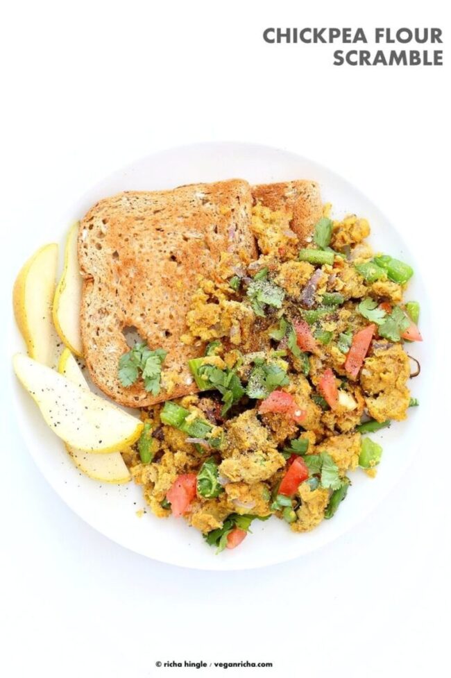 Chickpea Flour Scramble