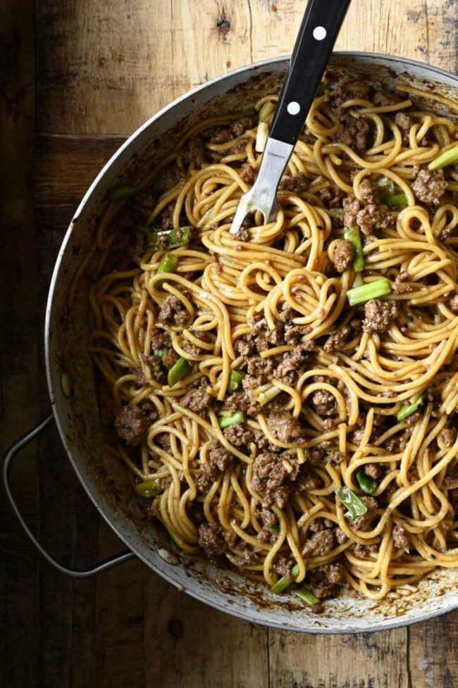 Mongolian Beef Noodles