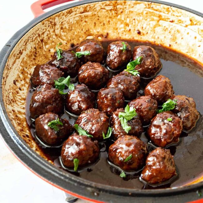 Balsamic Glaze Meatball Sauce