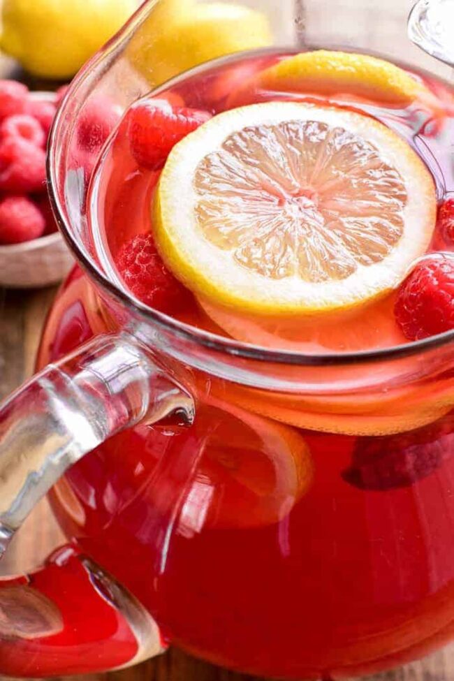 Lemon Raspberry Sangria