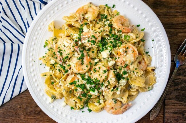 Egg Noodle Alfredo