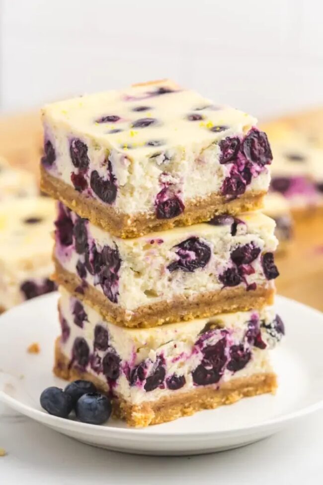 Blueberry Cheesecake Bars