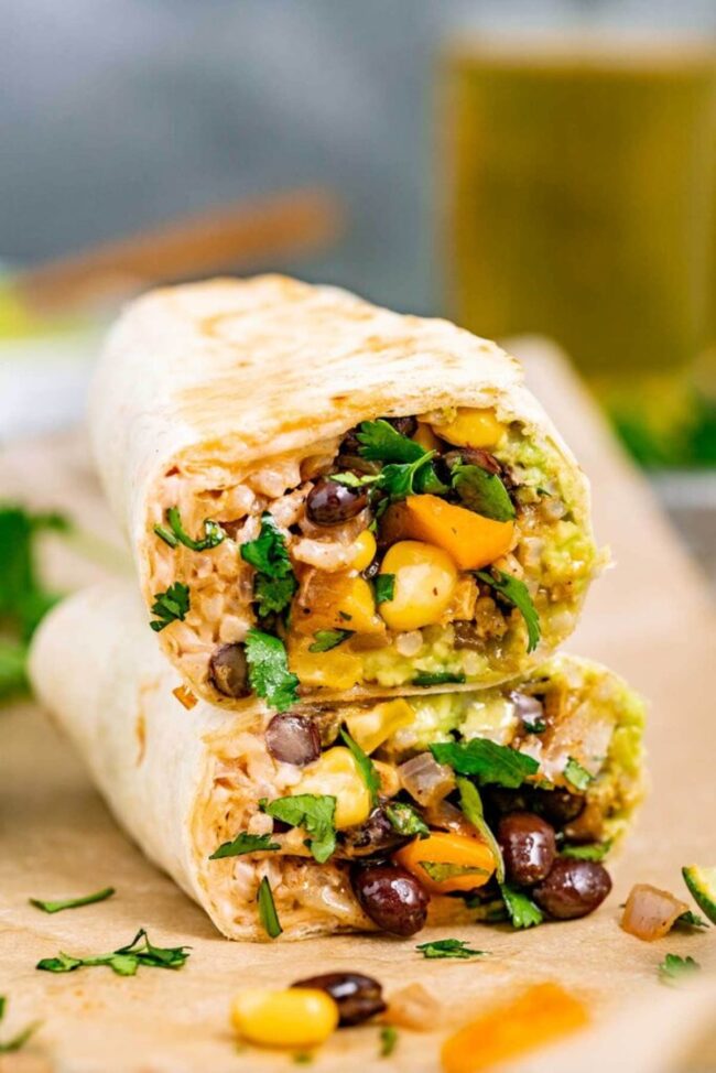 Hearty Vegetarian Burrito