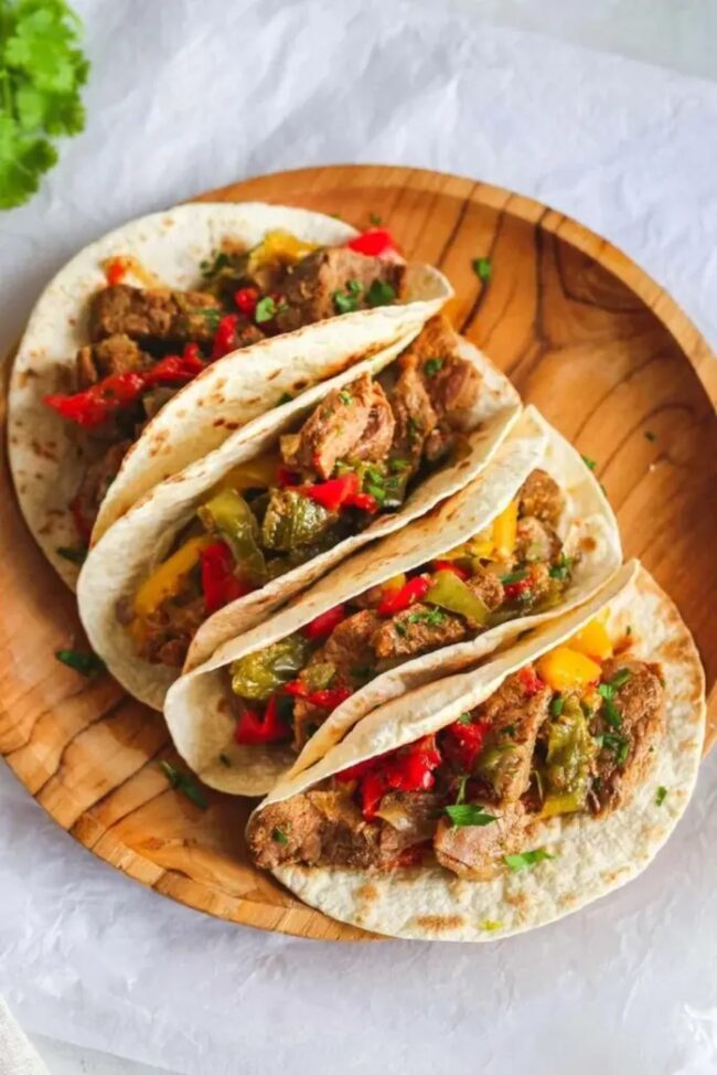 Instant Pot Beef Fajitas
