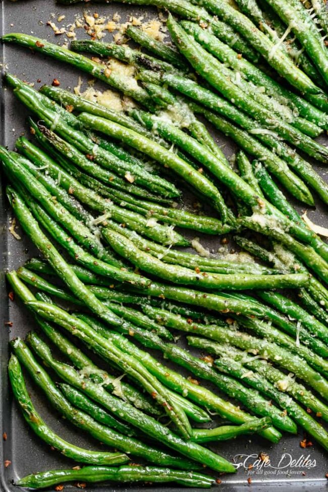 Garlic Parmesan Green Beans