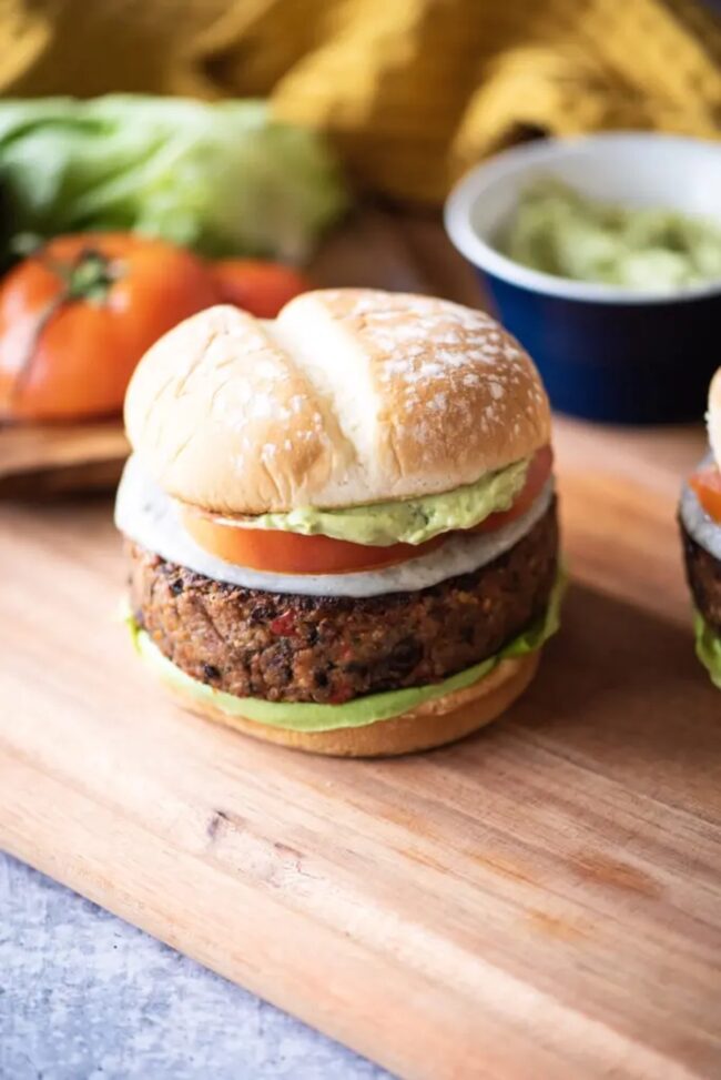 Spicy Black Bean Burgers