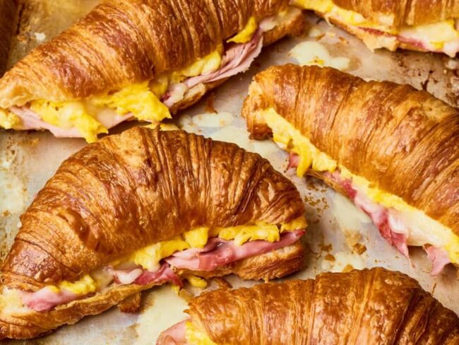 Ham and Swiss Croissant