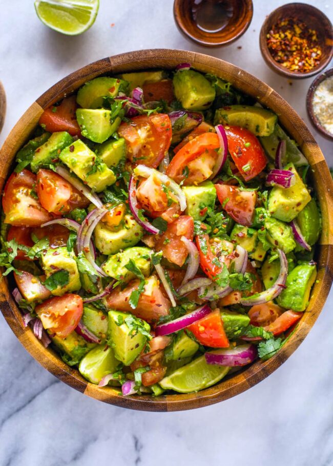 Tomato and Avocado Salad