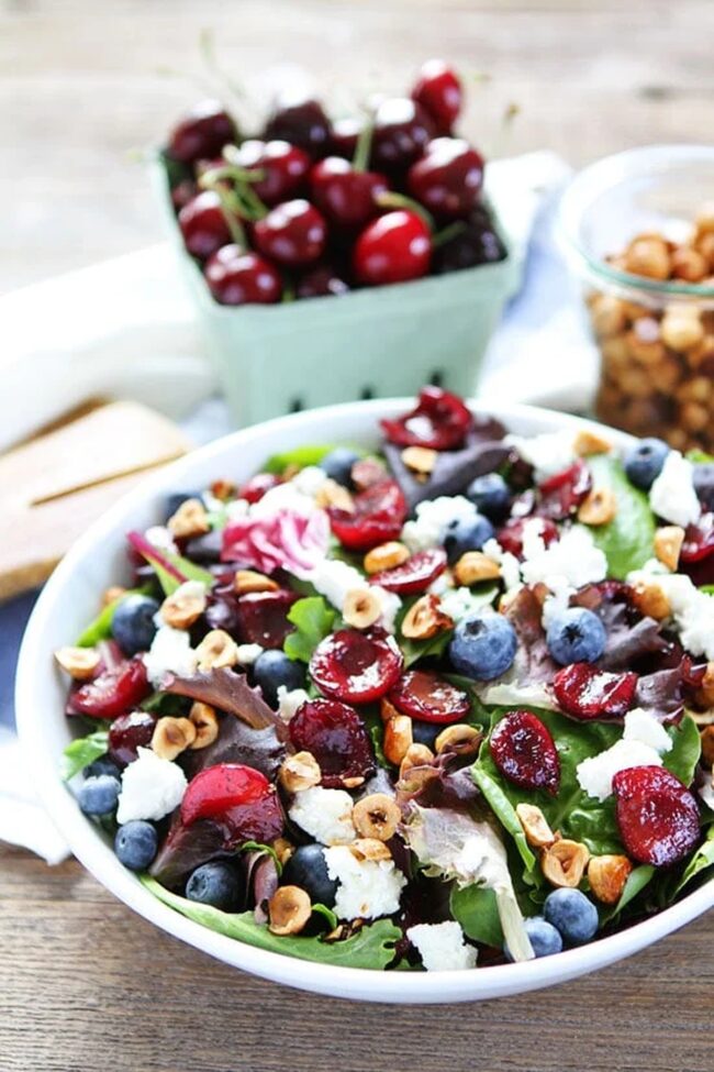 Goat Cheese and Blueberry Salad